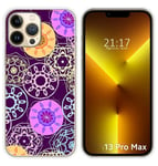 Coque Silicone pour IPHONE 13 Pro Max (6.7) Design Radial Dessins