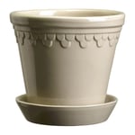 Bergs Potter Kobenhavn krukke glassert o14 cm Sand Stone