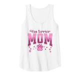 Womens Smooth Fox Terrier Mama Fox Terrier Mom Women Dog Lover Cute Tank Top