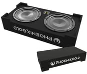 Phoenix Gold ZX210PBS, 2x10tum passiv baslåda 700 Watt