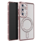 Avizar, Coque Diamant pour Samsung Galaxy S24 Plus  Contour Strass