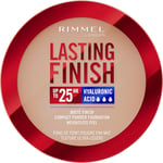 Rimmel Lasting Finish 25HR Compact Foundation 005 Ivory, Matte 005 IVORY 