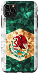 Coque pour iPhone 11 Pro Max Blanc Motif géométrique moderne Guanajuato Mexique Drapeau Téléphone