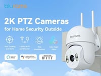 Blurams Bundle (Quantity 2) Outdoor Security Camera 2K CCTV Smart Pan-Tilt Zoom