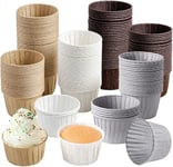 HYSINSE Caissettes Cupcake, Caissettes de Pâtisserie, Pâ Tisserie Moule pour FêTe,Imperméable et Résistant à l'huile Caissettes Muffins en Papier Pour Mariage, Anniversaire Fête(200PIECES) ﻿