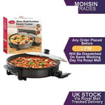 Quest 35500 40cm Multi-Function Electric Cooker with Lid /Non-Stick Electric Pan