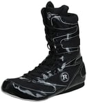 Ringside High Top Boxing Shoe (Black, 7)