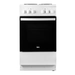 50cm Freestanding Electric Single Cavity Cooker In White - SIA ESXB50W