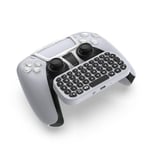 Clavier sans fil Bluetooth pour manette de jeu PS5, 2021, pour contrôleur externe, avec Chat vocal, Compatible avec Playstation5