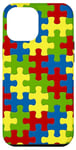 Coque pour iPhone 13 Pro Max Autism Awareness Puzzle Pieces Case 2