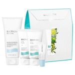 Biotherm Tuoksut Eau Pure Lahjasetti Body Lotion 50 ml + Shower Gel 50 ml + Biomains 100 ml + Beurre de Lèvres 5 ml 1 Stk. (19,95 € / 1 Kpl)