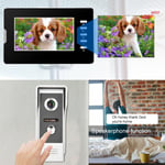 7Inch Wire Visual Doorbell Intercom Video Door Bell Home Securi Part