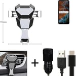 Car holder air vent mount for Nokia G300 cell phone mount