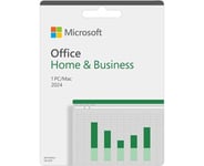 Microsoft Office Home and Business 2024 Swedish EuroZone 1 License Medialess