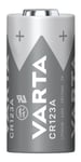 Varta CR123A, Engångsbatteri, Litium, 3 V, 1 styck, 1430 mAh, 34,5 mm