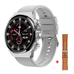 Montre Connect¿¿E Tws Pour Hommes",Smartwatch,Moniteur D'activit¿¿ Physique,De Fr¿¿Quence Cardiaque Et De Pression Art¿¿Rielle,¿¿Tanche Ip67,Avec Casque Bluetooth,"Appel T¿¿L¿¿Phonique - Type Argent