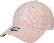 New Era New Era Wmns Summer Tweed 9Forty New York Yankees Cap 60434980 Różowe Osfm