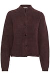 AlphaGZ Short Cardigan - Plum Melange