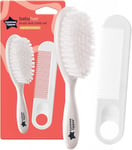 Newborn Baby Infant Care Hair Brush & Comb Set Tommee Tippee 0m+