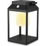 Lampe solaire pour l'extérieur 15x25 cm - IP54 - Décoration de jardin - Lampe solaire extérieure - Lampe solaire avec détecteur de mouvement - Lampe