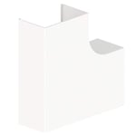 Angle plat blanc 60x100 en U24X, 90o, matériau isolant, pour protéger et couvrir les tubes dans les appareils de climatisation, split, 18,7 x 6 x 10 cm, couleur blanc (référence : 31233-02)