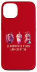 Coque pour iPhone 13 25 ans de travail anniversaire de travail Frappe drôle 25e année