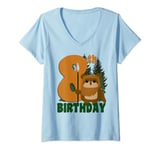 Star Wars Ewok On Endor 8th Birthday T-Shirt avec Col en V