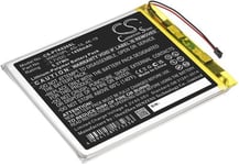 Kompatibelt med Pocketbook Touch Lux 3, 3.7V, 1450 mAh