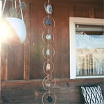 7 Chakra Gemstones Healing Crystals Wind Chimes Dekoration Fönster Bil Hängande Prydnad (FMY)