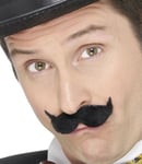 Mens English Gent Edwardian Fancy Dress Tash Moustache Black Tache by Smiffys