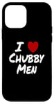 Coque pour iPhone 12 mini I Heart (Love) Chubby Men Attraction Chubby Chaser