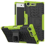 Sony Xperia XZ Premium      Heavy Duty Case    [Green]