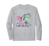 Funny frog flower saying always in full bloom Long Sleeve T-Shirt