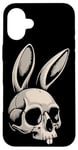 iPhone 16 Plus Bunny Skull Cross Bone Crossbones Jolly Roger Bad Rabbit Case