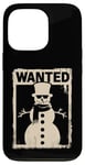 Coque pour iPhone 13 Pro Bonhomme de neige Wanted – Bonhomme de neige amusant de Noël amoureux de la neige