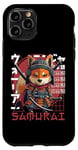 Coque pour iPhone 11 Pro Samouraï japonais Guerrier Ukiyo Shiba Inu Sensei Samouraï