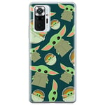 ERT GROUP Coque de téléphone portable pour Xiaomi REDMI NOTE 10 PRO Original et sous licence officielle Star Wars motif Baby Yoda 006 parfaitement adapté à la forme du téléphone portable, coque en TPU