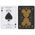 Bicycle® Mickey Black/Gold Playing Cards