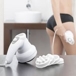 Elektrisk anti cellulite massager med 5 forskellige hoveder - 28W