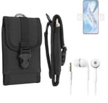 Holster for OnePlus Ace + EARPHONES belt bag pouch sleeve case Outdoor Protectiv