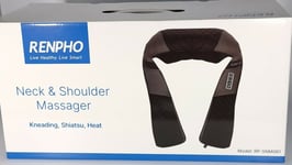 RENPHO Back Neck Massager with Heat, Shiatsu Shoulder Massager Kneading Massage