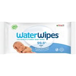 WaterWipes Sensitive Newborn Biodegradable Unscented Wipes, Pack of 60