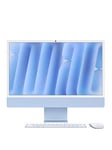 Apple Imac (M4, 2024) 24 Inch With Retina 4.5K Display, 10-Core Cpu And 10-Core Gpu, 256Gb Ssd - Blue - Imac Only