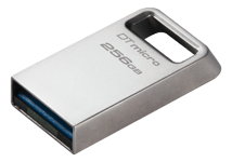 DataTraveler micro USB Memory, 256GB, silver