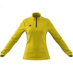 adidas Women's Entrada 22 Training Top, Team Yellow/Black, XS