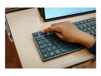 Cherry Kw 7100 Mini Bt - Tastatur - Trådløs - Bluetooth 5.1 - Qwerty - Europa - Tastsvitsj: Cherry Sx - Skiferblå