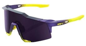 Lunettes 100  speedcraft matte metallic digital brillants   verrres violet fonce