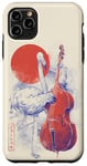 iPhone 11 Pro Max Beautiful Song Musician Flamingo Cello Player Music Lovers Case