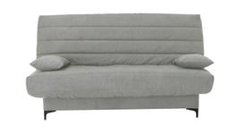 Banquette-lit clic clac DIXIE coloris gris clair