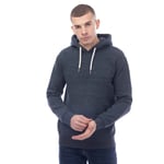 Superdry Mens Vintage Logo Embossed Hoodie in Navy material_cotton - Size Small